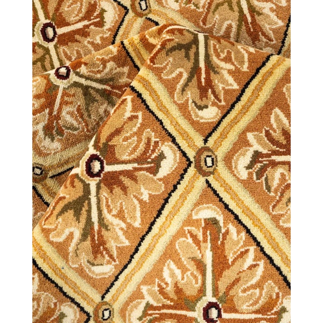 Textile Mogul, One-of-a-Kind Hand-Knotted Area Rug in Yellow, 6' 2" x 8' 10" For Sale - Image 7 of 8
