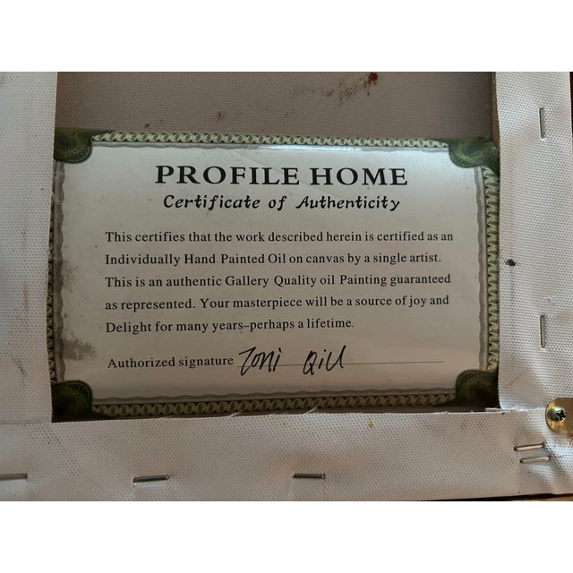 Italian 1970s Venice Canal Oil Painting For Sale - Image 3 of 5