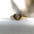 1990s 14k Gold Heart Signet Ring With Heart-Shaped Diamond, Size 6.5 For Sale - Image 11 of 11