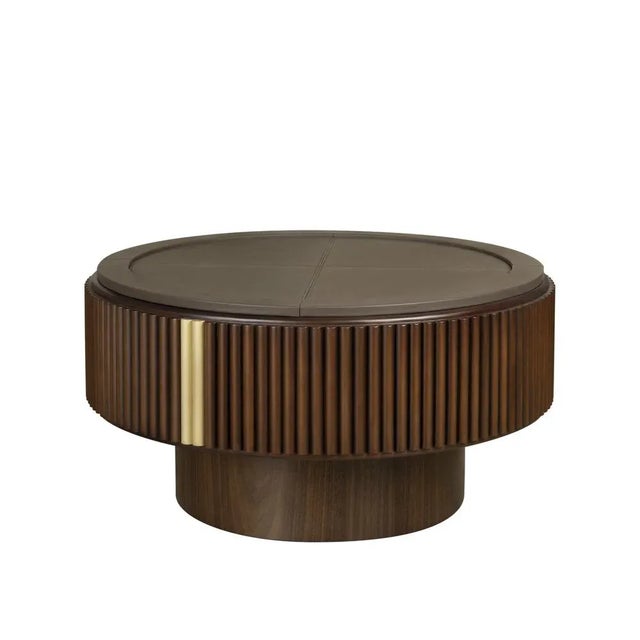 Robert Center Table by Wood Tailors Club, in New conditions. Designed from 2000 Signed by Maker