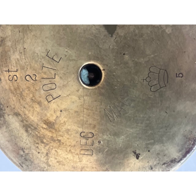 Gold Trench Art Catch All or Ash Tray, C. 1906 For Sale - Image 8 of 9