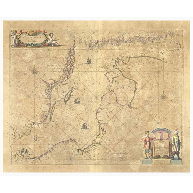 Johannes Janssonius, Amstelredam, Etching, 1650s For Sale - Image 3 of 3