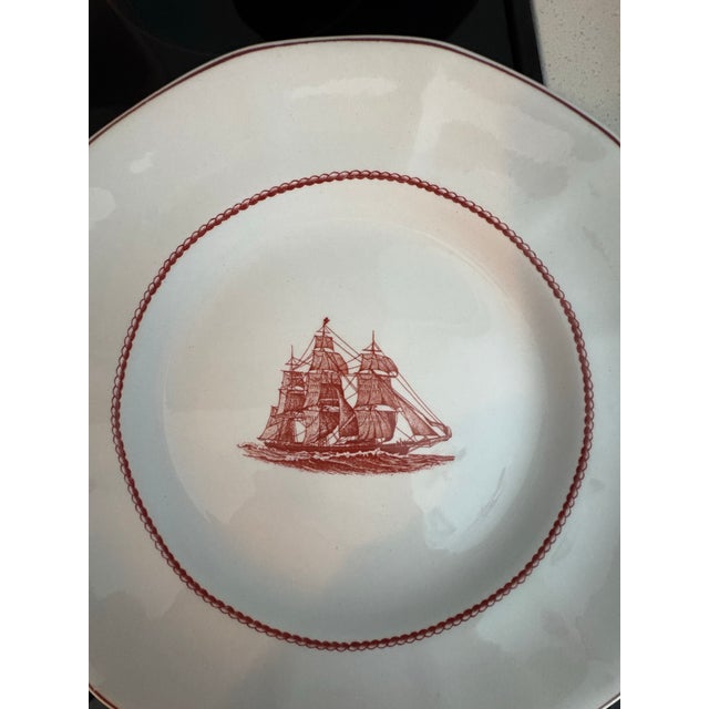 Late 20th Century Wedgwood Flying Cloud Ann McKim Georgetown Collection England - Set of 21 For Sale - Image 9 of 12