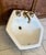 Art Deco Vintage Kohler Art Deco K2930 Hexagonal Cast Iron Sink For Sale - Image 3 of 12