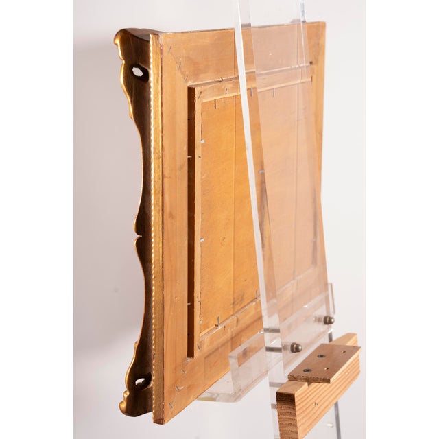 L. Delleani, Forest Interior with Sunlit Clearing, Oil on Panel For Sale - Image 15 of 17