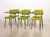 Dutch Design Green Gispen Dining Chairs Model 1235 by the famous Dutch designer André Cordemeyer. This group of chairs is...