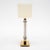 Single Venetian Glass, Pink and Gold Slab Lamp, Murano For Sale - Image 4 of 11