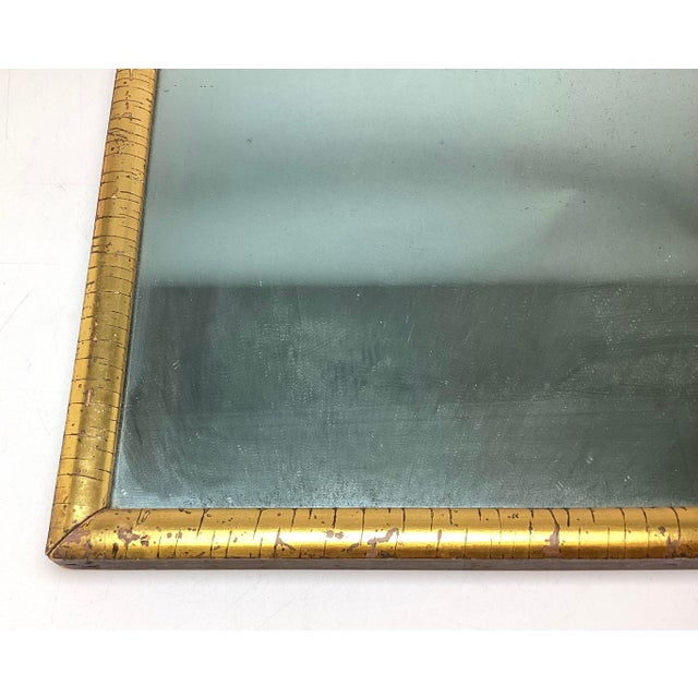 Mid 19th Century Antique Lemon Gold Frame Mirror 16” by 21” For Sale - Image 5 of 9