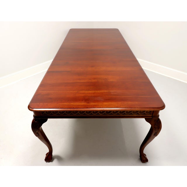 Pennsylvania House Solid Cherry Chippendale Style Ball in Claw Dining Table Chairish