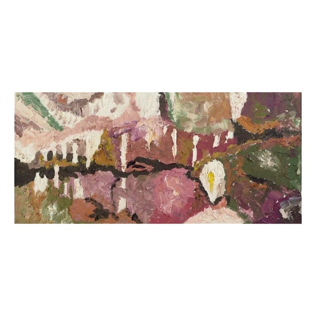 Erik Percy Emricsson, Lummelunda Caves Composition, 1960s, Oil on Canvas For Sale