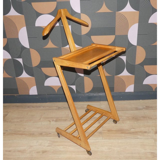 Mid-Century Modern Zig Zag Clothes Rack from Opal Furniture, 1950s For Sale - Image 9 of 9