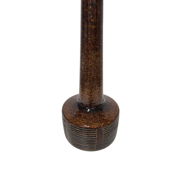 Black Ceramic DL 37 Table Lamp by Per and Annelise Linnemann-Schmidt for Palshus, 1960s For Sale - Image 8 of 17