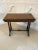 Antique Oak and Ebony Fold Over Card Table For Sale - Image 3 of 14