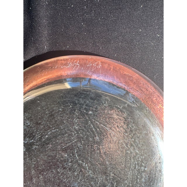 1980s Vintage Annieglass Roman Antique Appetizer Plates – 24k Gold Rim – Signed 1980s (Set of 4) For Sale - Image 5 of 7