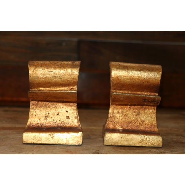 Mid-Century Modern Art Ankh Bookends by C Jere, 1960s For Sale - Image 9 of 12