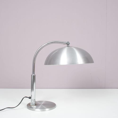Bauhaus Style Desk Lamp by H. Busquet for Hala, Netherlands, 1950s For Sale - Image 3 of 16