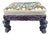 Antique Victorian Beadwork Upholstered Stool, 1860 For Sale