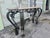 Maitland - Smith Vintage Maitland Smith Smith Wrought Iron Console W Composite Stone Top For Sale - Image 4 of 13