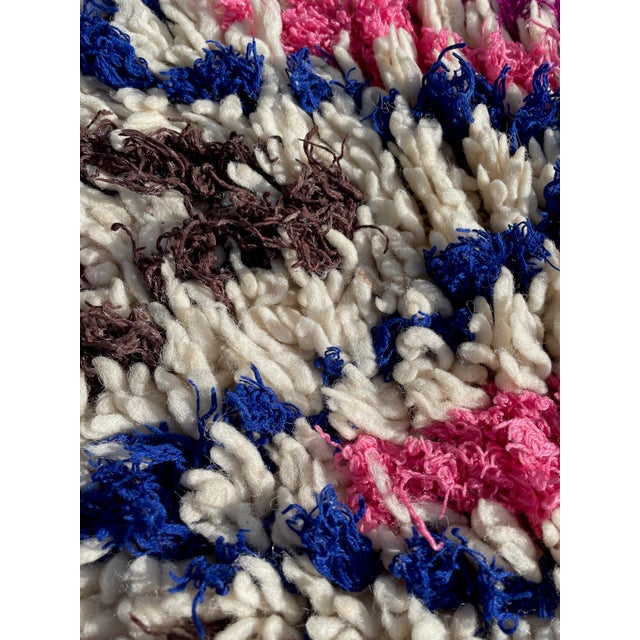 Berber Moroccan Azilal Wool Rug For Sale - Image 4 of 9