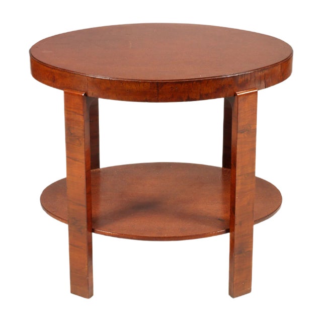 Art Deco Walnut Veneer Coffee Table by Osvaldo Borsani for Atelier Borsani Varedo, 1930s For Sale