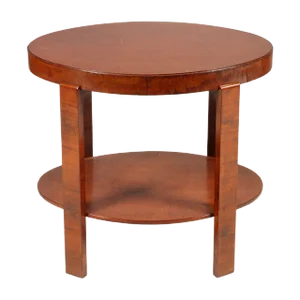 Art Deco Walnut Veneer Coffee Table by Osvaldo Borsani for Atelier Borsani Varedo, 1930s