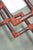 Vintage McGuire Red Rattan Bamboo and Brass Glass Top Square Coffee Table For Sale - Image 11 of 12