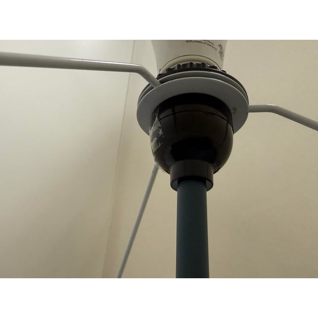 Metal West Elm Tapered Shade Floor Lamp For Sale - Image 7 of 12