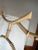 Vintage Faux Bamboo Metal Etagere Floor Lamp For Sale - Image 4 of 12