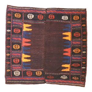 Vintage Afghan Professional Hand Knotted Kilim, 4'3x4'7
