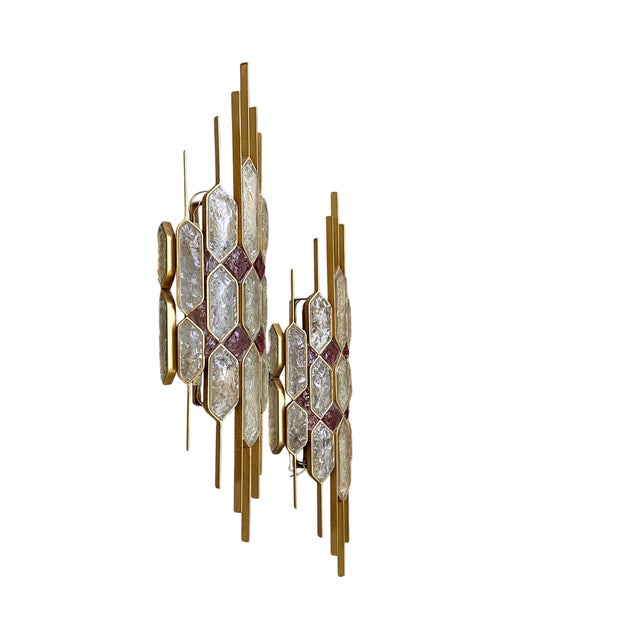 Metal Wall Lamps by Albano Poli for Poliarte, 1963, Set of 2 For Sale - Image 7 of 13