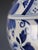 Blue Victorian Belgian Blue and White Faience Oil Lamp, 1880 For Sale - Image 8 of 14