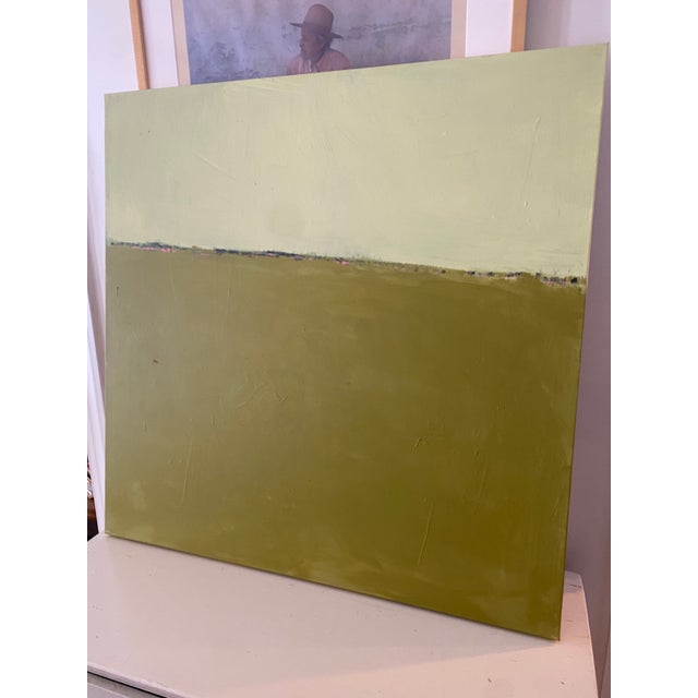 Acrylic on canvas, 36 x 36 x 1.5. The painting wraps around the edges of the canvas. Back wired, ready to hang. This is a...