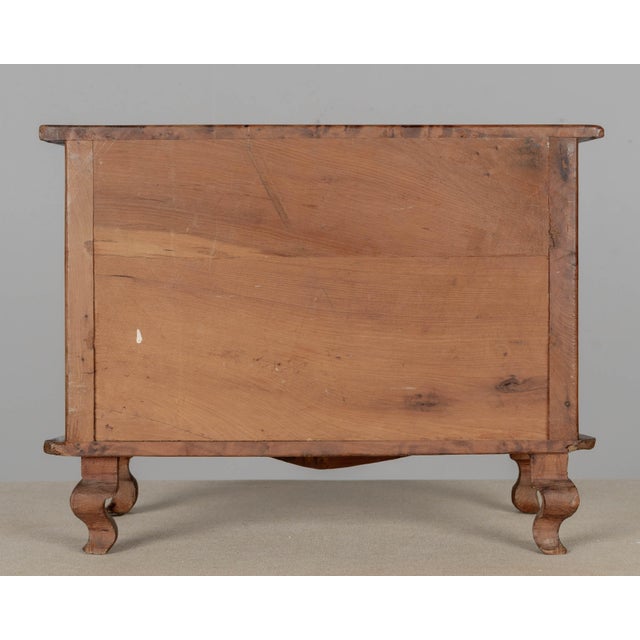 French Louis XV Miniature Commode, Solid Cherry With Inlay, Circa 1900 For Sale - Image 9 of 9