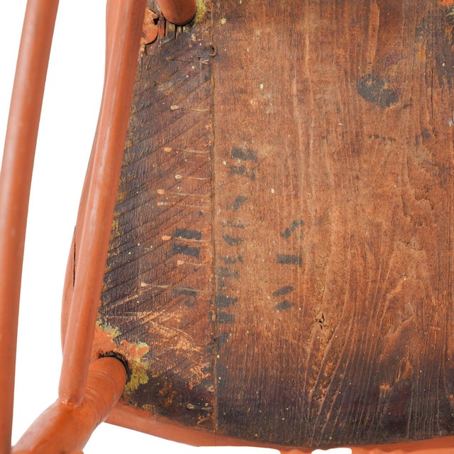 Set of 4 Pennsylvania Half Spindle Back Side Chairs, C. 1840 For Sale - Image 14 of 18