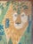 Mid-Century Modern Painting of a Lion on Masonite, Signed Caywood For Sale - Image 4 of 12