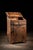 American Early American Primitive Pine Standing Clerk’s Desk and Cabinet For Sale - Image 3 of 9