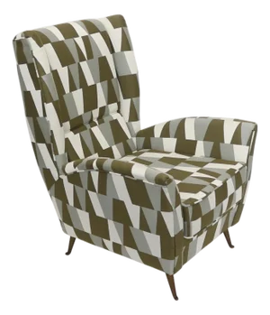 Mid-20th Century Single Italian Modernist Lounge Chair