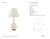 Christopher Spitzmiller by Visual Comfort Signature Addison Medium Table Lamp in Ivory with Natural Percale Shade...