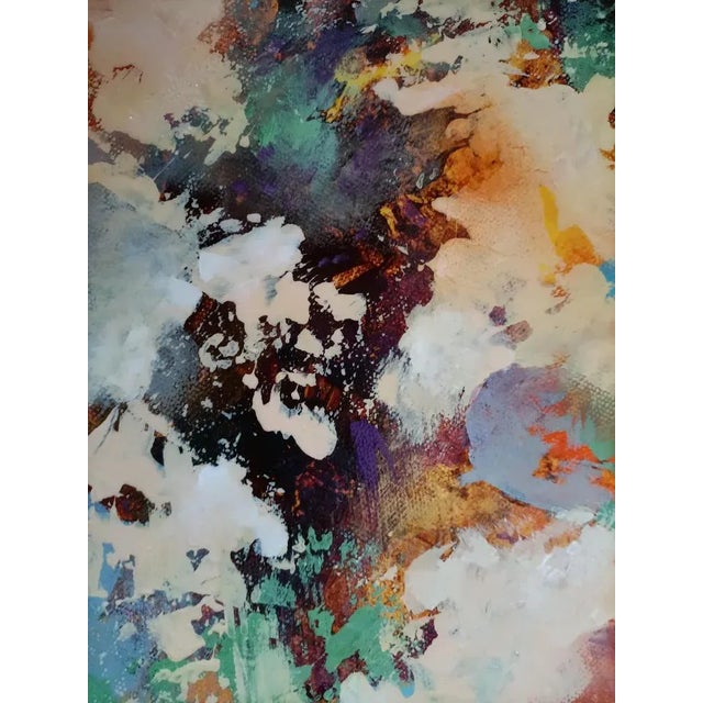 Christiane Hess, Ile Mystérieus, 2022, Acrylic on Canvas, in Flawless conditions. This piece is attributed to the...