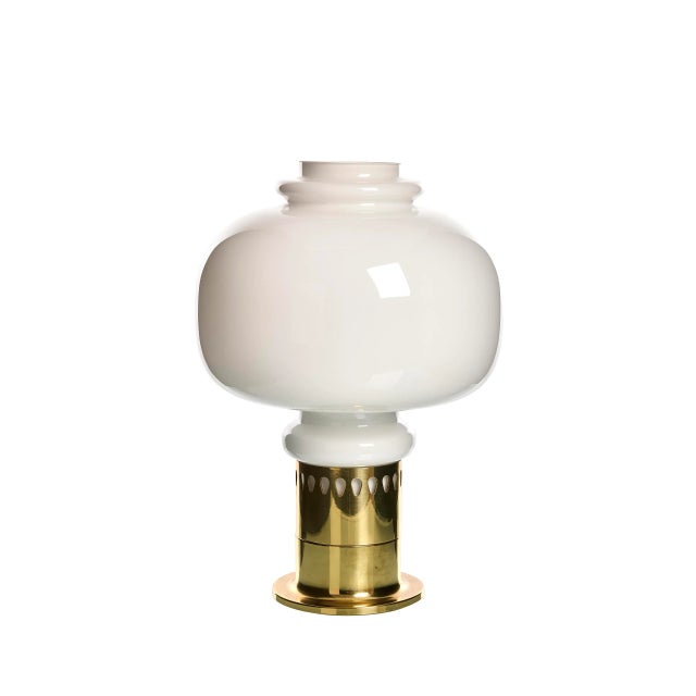 Table Lamp in Brass and Glass by Hans-Agne Jakobsson for Hans-Agne Jakobsson Ab Markaryd, Sweden, 1960s For Sale - Image 5 of 5