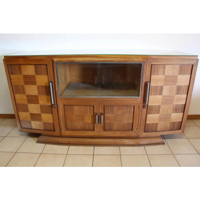 Art Deco Chequered Sideboard, 1930s For Sale - Image 4 of 12