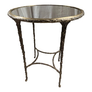 Late 20th Century Maison Bagues Side Table/ Gueridon For Sale