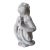 1960s Vintage Italian Palm Beach Style Glazed Terracotta Monkey Sculpture For Sale