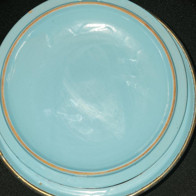 Vintage 1950s Fratelli Fanciullacci Italian Art Pottery Lidded Bowl 201/1 Mint For Sale - Image 6 of 8