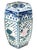 Add a vintage Chinese touch to your decor with this hand-painted porcelain garden stool. This colorful piece with floral...