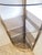 1970s Vintage Modular Wall-Mounted Corner Display Bookcase with Glass Shelves and Gilt Metal Shelves, 1970s For Sale - Image 5 of 18