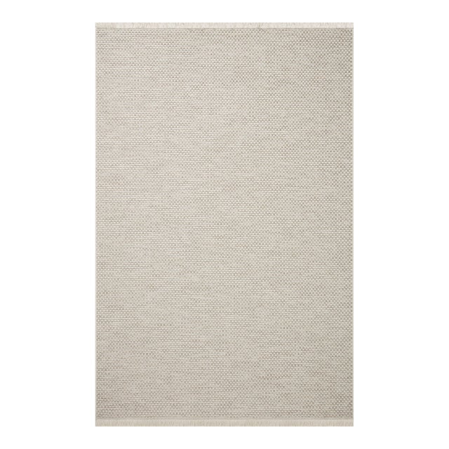 Amber Lewis x Loloi Malibu Ivory / Dove 2'-3" x 7'-7" Runner Rug For Sale