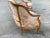 Classic French Settee W/ Pink Silk Upholstery For Sale - Image 9 of 11