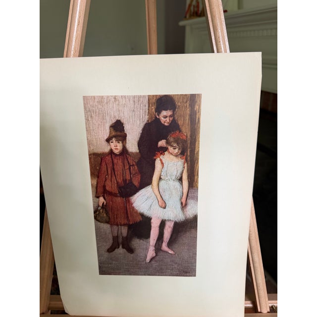 Edgar Degas 1952 After Edgar Degas First Edition “The Mante Family” Print For Sale - Image 4 of 4