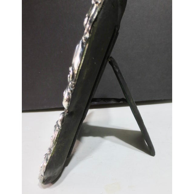 Edwardian Sterling Silver Photo Frame Circa 1900 For Sale In New York - Image 6 of 14